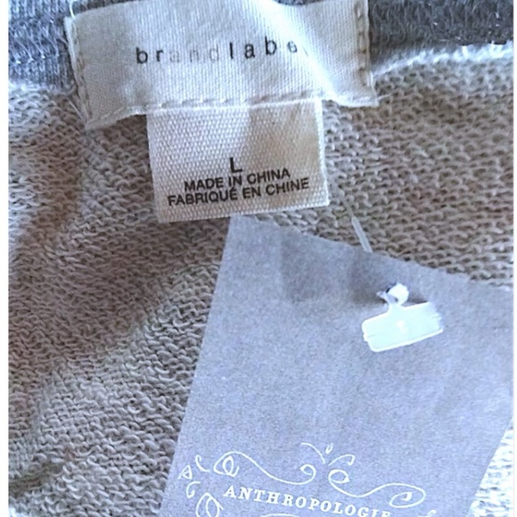$148 Anthropologie Daisy Lace Top Large 10 12 Sweatshirt Hoodie Unique Hoody NWT - Picture 13 of 16